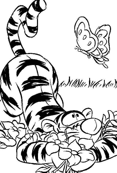 Plansa de colorat cu Winnie de Pooh 82 82